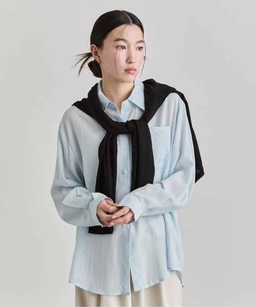 NUJOH(ヌゾ)の「Cloud Shirt / クラウドシャツ(シャツ/ブラウス・レディース・ブルー/ライトブルー/イエロー/ピンク・FREE)」の6枚目の写真