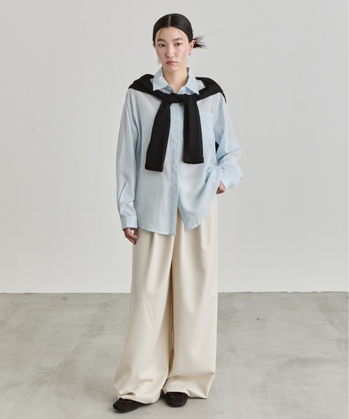 NUJOH(ヌゾ)の「Cloud Shirt / クラウドシャツ(シャツ/ブラウス・レディース・ブルー/ライトブルー/イエロー/ピンク・FREE)」の9枚目の写真