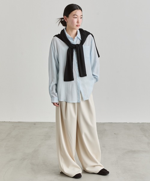 NUJOH(ヌゾ)の「Cloud Shirt / クラウドシャツ(シャツ/ブラウス・レディース・ブルー/ライトブルー/イエロー/ピンク・FREE)」の10枚目の写真