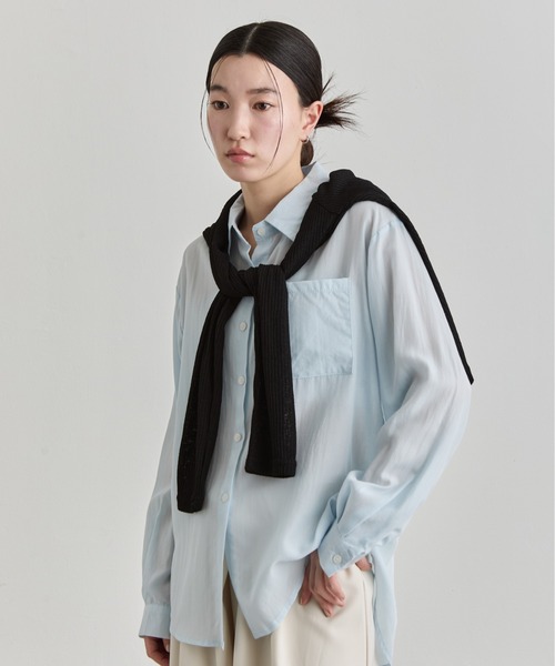 NUJOH(ヌゾ)の「Cloud Shirt / クラウドシャツ(シャツ/ブラウス・レディース・ブルー/ライトブルー/イエロー/ピンク・FREE)」の5枚目の写真