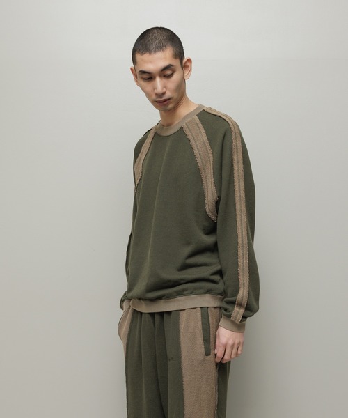 BAL(バル)の「BAL / BIKE ATHLETIC POLY COTTON CREW(スウェット・メンズ・ブラック/オリーブ/ベージュ・3/2/1)」の3枚目の写真