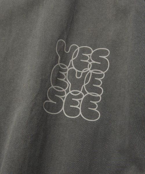 YESEYESEE(イエスアイシー)の「Pigment C-Logo L/S(Tシャツ/カットソー・メンズ・チャコール/グリーン/ブラウン・XL/L/M/S)」の6枚目の写真