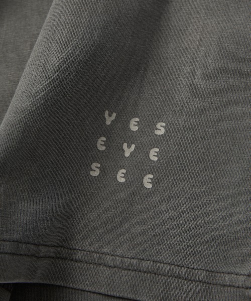 YESEYESEE(イエスアイシー)の「Pigment C-Logo L/S(Tシャツ/カットソー・メンズ・チャコール/グリーン/ブラウン・XL/L/M/S)」の8枚目の写真