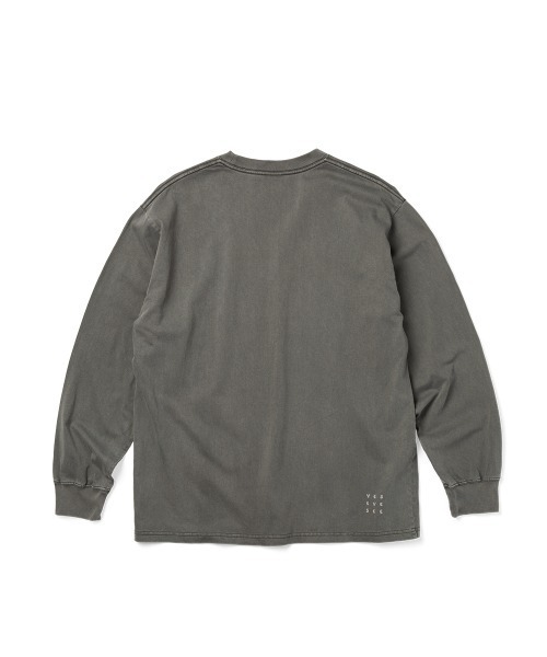 YESEYESEE(イエスアイシー)の「Pigment C-Logo L/S(Tシャツ/カットソー・メンズ・チャコール/グリーン/ブラウン・XL/L/M/S)」の4枚目の写真