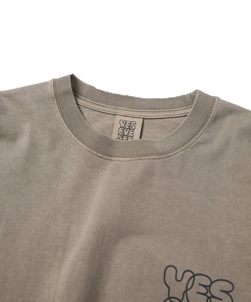 YESEYESEE(イエスアイシー)の「Pigment C-Logo L/S(Tシャツ/カットソー・メンズ・チャコール/グリーン/ブラウン・XL/L/M/S)」の14枚目の写真