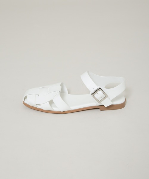 NANO universe（ナノユニバース）の「グルカサンダル（サンダル・レディース・ホワイト/ブラック・38/37/36）」の3枚目の写真