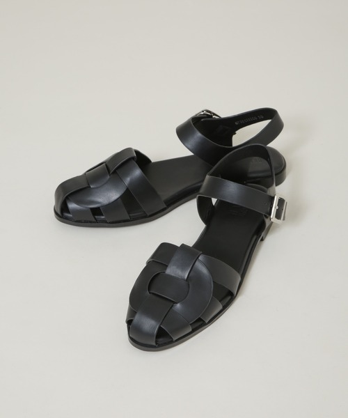 NANO universe（ナノユニバース）の「グルカサンダル（サンダル・レディース・ホワイト/ブラック・38/37/36）」の4枚目の写真