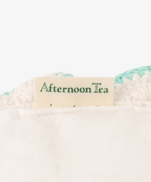 Afternoon Tea(アフタヌーンティー)の「クロシェ編みクッション(クッション/クッションカバー・レディース・オレンジ/ピンク・ONE SIZE)」の7枚目の写真