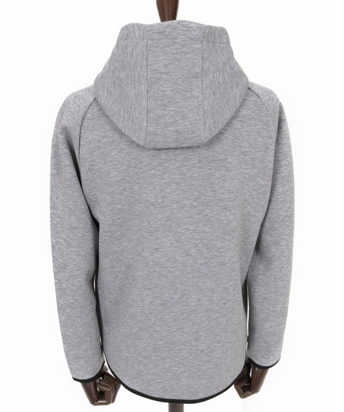 No Rain No Rainbow(ノーレインノーレインボー)の「mpa4066-cardboard knit high-neck hoodie with two-tone embroidery ジップパーカー(NR26S-11)(パーカー・メンズ・ネイビー/トップグレー/ブラック・XL/L/M/S)」の21枚目の写真