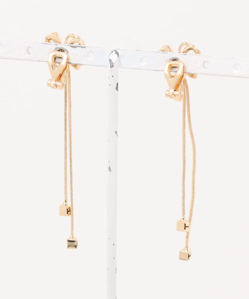 TONE SELECT GOODS（トーンセレクトグッズ）の「【float】クリスタル バタフライ ロング ドロップ イヤリング（イヤリング・レディース・シルバー/ゴールド・FREE）」の8枚目の写真