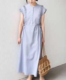 SHIPS Colors（シップス カラーズ）の「SHIPS Colors:〈手洗い可能〉プリーツ デザイン シャツ ワンピース2◆（ワンピース）」