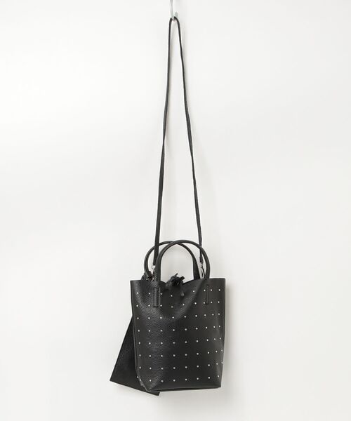 ROSE BUD（ローズバッド）の「(MILLELA FIRENZE)STUDS MINI TOTE BAG（トートバッグ・レディース・ブラック・ONE SIZE）」の2枚目の写真