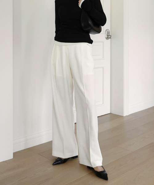 SAPPUN（サプン）の「Kiope ツートン スリングバック フラットシューズ (2cm)（サンダル・レディース・ブラック/アイボリー・25.5cm/22.5cm/23cm/23.5cm/24cm/24.5cm/25cm）」の4枚目の写真