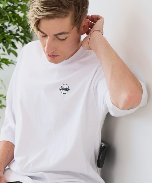 LB/S (エルビーエス)の「【ZERO STAIN/ゼロステイン】汗染みの目立ちにくいTシャツ ZEROSTAIN ロゴ アニマル バックプリント オーバーサイズTシャツ 防汚 UVカット 綿タッチ・厚手(Tシャツ/カットソー・メンズ・ブラック系その他2/ブルー系その他/ホワイト系その他/ホワイト系その他2・X-LARGE/LARGE/MEDIUM)」の16枚目の写真