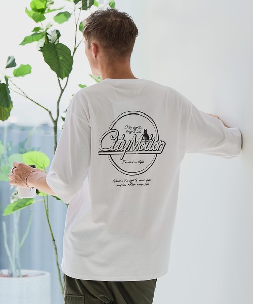LB/S (エルビーエス)の「【ZERO STAIN/ゼロステイン】汗染みの目立ちにくいTシャツ ZEROSTAIN ロゴ アニマル バックプリント オーバーサイズTシャツ 防汚 UVカット 綿タッチ・厚手(Tシャツ/カットソー・メンズ・ブラック系その他2/ブルー系その他/ホワイト系その他/ホワイト系その他2・X-LARGE/LARGE/MEDIUM)」の20枚目の写真