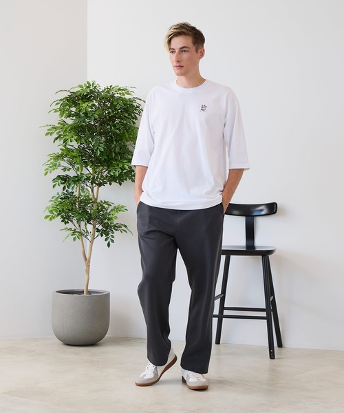 LB/S (エルビーエス)の「【ZERO STAIN/ゼロステイン】汗染みの目立ちにくいTシャツ ZEROSTAIN ロゴ アニマル バックプリント オーバーサイズTシャツ 防汚 UVカット 綿タッチ・厚手(Tシャツ/カットソー・メンズ・ブラック系その他2/ブルー系その他/ホワイト系その他/ホワイト系その他2・X-LARGE/LARGE/MEDIUM)」の22枚目の写真