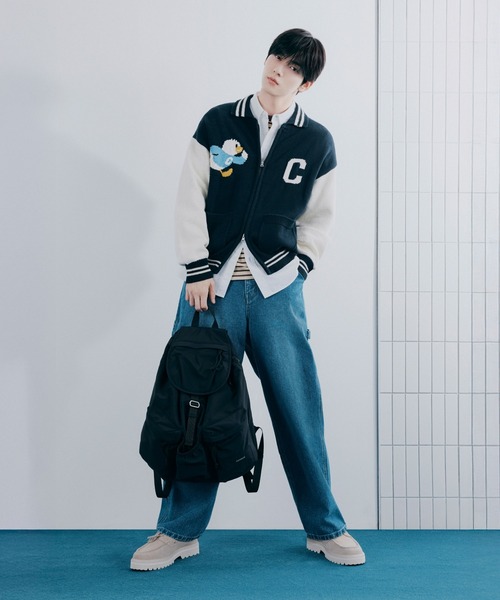 COVERNAT（カバーナット）の「[SOOBIN着用] FLAP DAILY BACKPACK（バックパック/リュック・メンズ・ネイビー/ブラック・FREE）」の3枚目の写真