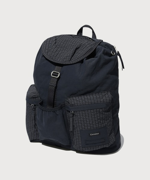 COVERNAT（カバーナット）の「[SOOBIN着用] FLAP DAILY BACKPACK（バックパック/リュック・メンズ・ネイビー/ブラック・FREE）」の14枚目の写真