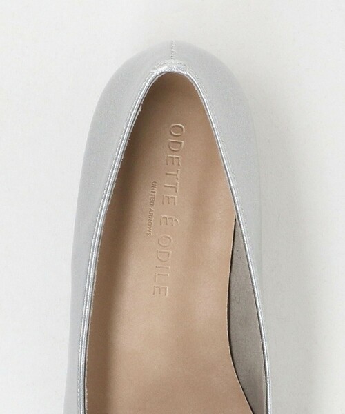 ODETTE E ODILE（オデットエオディール）の「R ポインテッドモカ フラット20◎↑（パンプス・レディース・シルバー/ブラック/ベージュ・23cm/24.5cm/23.5cm/25cm/22cm/24cm/22.5cm）」の11枚目の写真