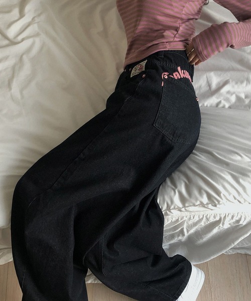 HALEY PESCA(ヘーリーペスカ)の「HALEY PESCA/バックポイントデニムパンツ(デニムパンツ・レディース・ブラック・LARGE/MEDIUM/SMALL)」の7枚目の写真