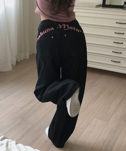 HALEY PESCA(ヘーリーペスカ)の「HALEY PESCA/バックポイントデニムパンツ(デニムパンツ・レディース・ブラック・LARGE/MEDIUM/SMALL)」の8枚目の写真