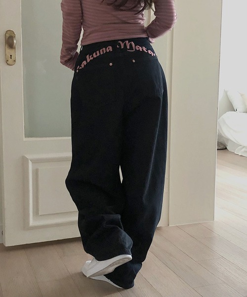 HALEY PESCA(ヘーリーペスカ)の「HALEY PESCA/バックポイントデニムパンツ(デニムパンツ・レディース・ブラック・LARGE/MEDIUM/SMALL)」の10枚目の写真
