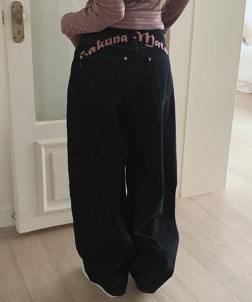 HALEY PESCA(ヘーリーペスカ)の「HALEY PESCA/バックポイントデニムパンツ(デニムパンツ・レディース・ブラック・LARGE/MEDIUM/SMALL)」の11枚目の写真