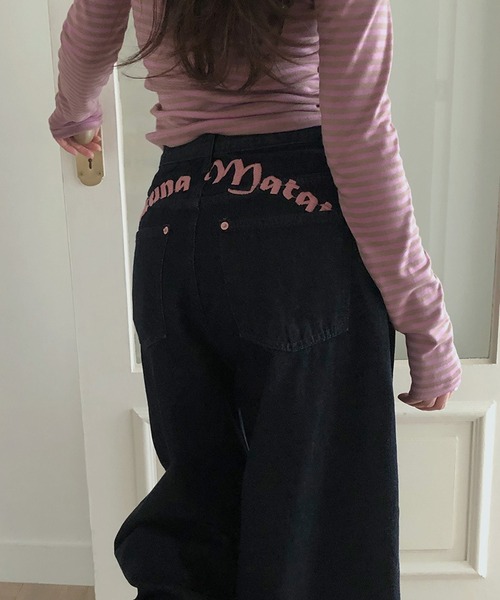 HALEY PESCA(ヘーリーペスカ)の「HALEY PESCA/バックポイントデニムパンツ(デニムパンツ・レディース・ブラック・LARGE/MEDIUM/SMALL)」の12枚目の写真