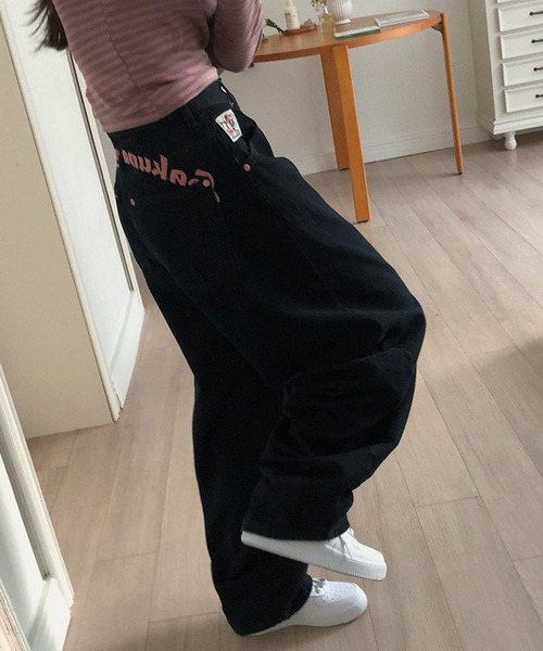 HALEY PESCA(ヘーリーペスカ)の「HALEY PESCA/バックポイントデニムパンツ(デニムパンツ・レディース・ブラック・LARGE/MEDIUM/SMALL)」の14枚目の写真