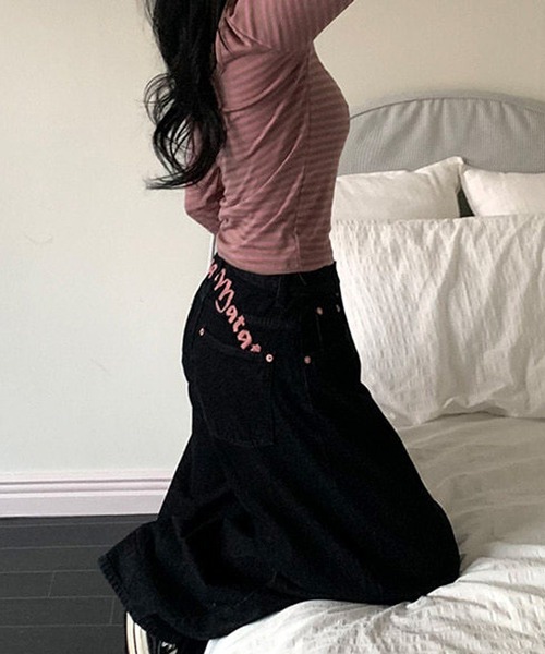 HALEY PESCA(ヘーリーペスカ)の「HALEY PESCA/バックポイントデニムパンツ(デニムパンツ・レディース・ブラック・LARGE/MEDIUM/SMALL)」の21枚目の写真