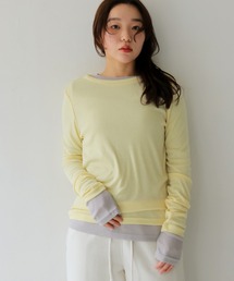 【cheriella】ベーシックシアーロングスリーブトップス BASIC SHEER LONG SLEEVE TOP