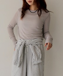 【cheriella】ベーシックシアーロングスリーブトップス BASIC SHEER LONG SLEEVE TOP