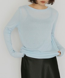 【cheriella】ベーシックシアーロングスリーブトップス BASIC SHEER LONG SLEEVE TOP