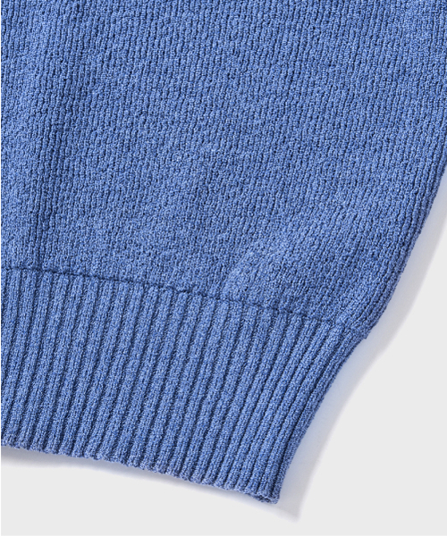 NONBLANK(ノンブランク)の「ラグランハーフスリーブカラー ニット_MELANGE BLUE(ニット/セーター・レディース・その他・MEDIUM/SMALL/LARGE/X-LARGE)」の10枚目の写真