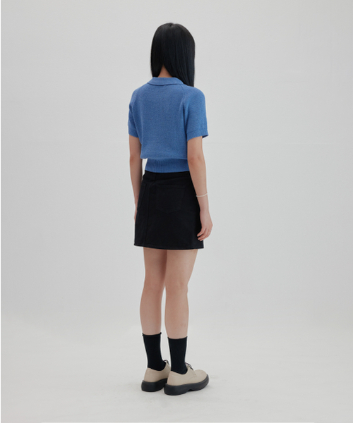 NONBLANK(ノンブランク)の「ラグランハーフスリーブカラー ニット_MELANGE BLUE(ニット/セーター・レディース・その他・MEDIUM/SMALL/LARGE/X-LARGE)」の19枚目の写真