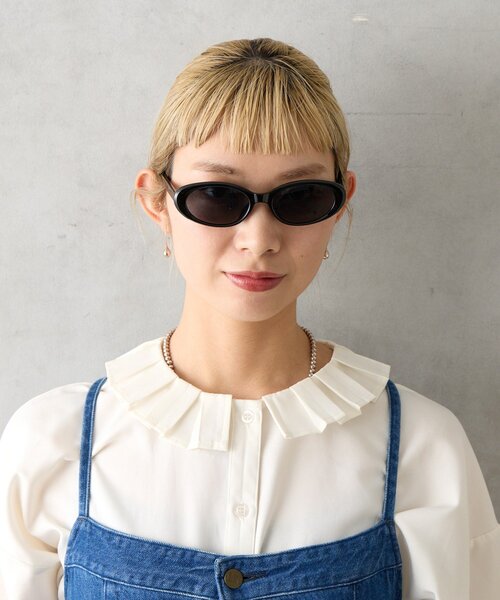 BIRTHDAY BAR（バースデイバー）の「オーバルサングラス（サングラス・レディース・クリア/ブラック・0）」の9枚目の写真
