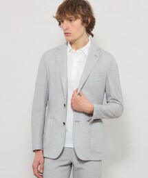 【WEB・一部店舗限定】【BREASY JACKET】メランジメッシュジャージーセットアップジャケット