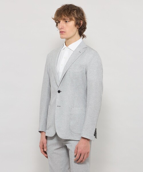 MACKINTOSH LONDON(マッキントッシュ ロンドン)の「【WEB・一部店舗限定】【BREASY JACKET】メランジメッシュジャージーセットアップジャケット(テーラードジャケット・メンズ・グレー/ネイビー/グレー系その他2・38/42/40)」の7枚目の写真