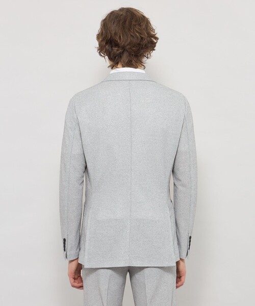 MACKINTOSH LONDON(マッキントッシュ ロンドン)の「【WEB・一部店舗限定】【BREASY JACKET】メランジメッシュジャージーセットアップジャケット(テーラードジャケット・メンズ・グレー/ネイビー/グレー系その他2・38/42/40)」の6枚目の写真
