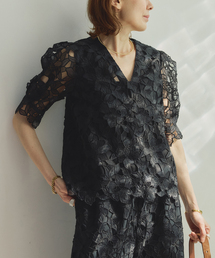 VERMEIL par iena | Cutwork Lace ブラウス(シャツ/ブラウス)