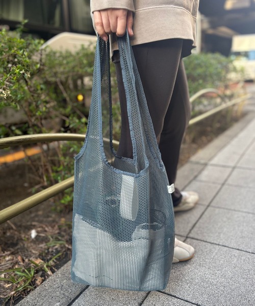 MARK'S(マークス)の「メッシュコレクション マークス トートバッグ(トートバッグ・レディース・ライム/グリーン/ベージュ/グレー/ブルー/ピンク・FREE)」の16枚目の写真