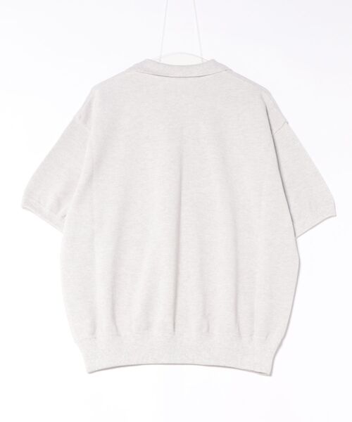 crepuscule（クレプスキュール）の「crepuscule | 鹿の子 スキッパーポロシャツ MEN（ポロシャツ・メンズ・オートミール/グレー系その他/ブラウン系その他・2/1）」の4枚目の写真