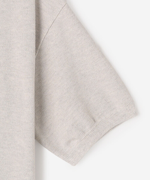 crepuscule(クレプスキュール)の「crepuscule | 鹿の子 スキッパーポロシャツ MEN(ポロシャツ・メンズ・オートミール/グレー系その他/ブラウン系その他・2/1)」の9枚目の写真