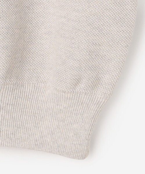 crepuscule(クレプスキュール)の「crepuscule | 鹿の子 スキッパーポロシャツ MEN(ポロシャツ・メンズ・オートミール/グレー系その他/ブラウン系その他・2/1)」の8枚目の写真