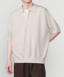 crepuscule | 鹿の子 スキッパーポロシャツ MEN