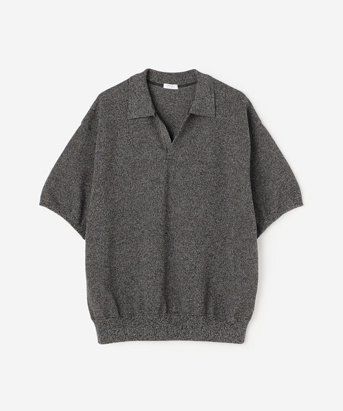 crepuscule(クレプスキュール)の「crepuscule | 鹿の子 スキッパーポロシャツ MEN(ポロシャツ・メンズ・オートミール/グレー系その他/ブラウン系その他・2/1)」の13枚目の写真