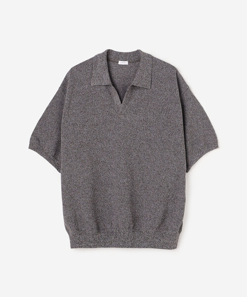 crepuscule(クレプスキュール)の「crepuscule | 鹿の子 スキッパーポロシャツ MEN(ポロシャツ・メンズ・オートミール/グレー系その他/ブラウン系その他・2/1)」の15枚目の写真