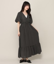 Heather（ヘザー）の「復刻 バックシャンカシュクールワンピース 672597（ワンピース）」