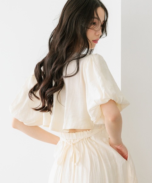 Heather(ヘザー)の「復刻 バックシャンカシュクールワンピース 672597(ワンピース・レディース・アイボリー/ブラック/ブラック系その他・M/S)」の9枚目の写真
