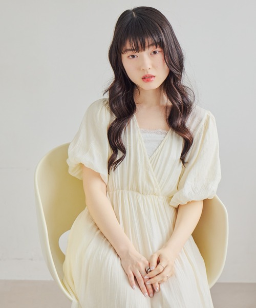 復刻 バックシャンカシュクールワンピース 672597（ワンピース